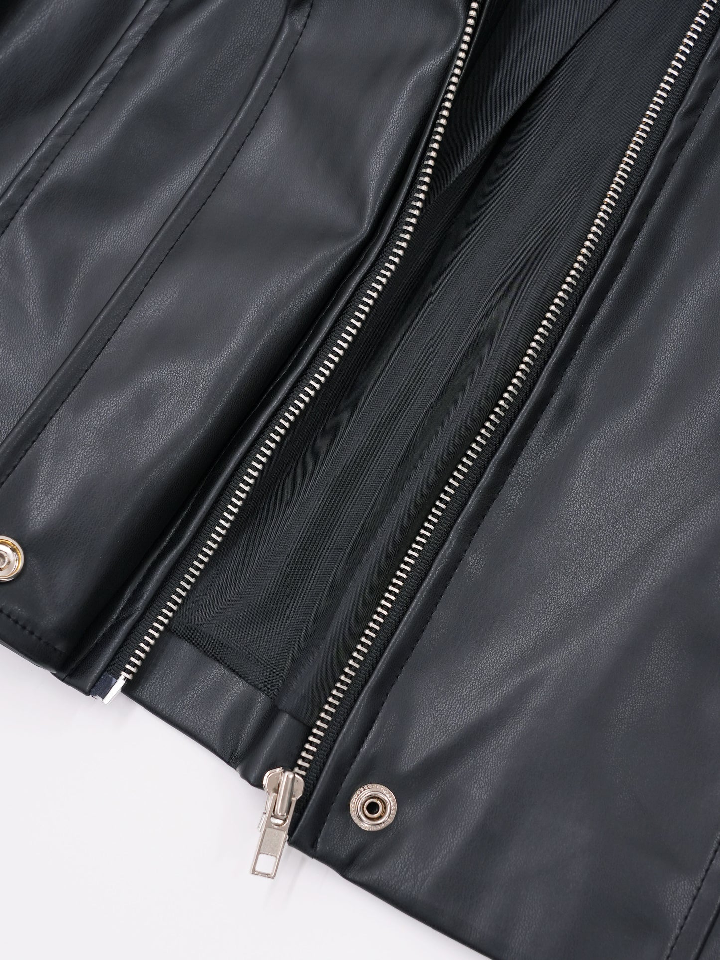 fake leather riders jacket