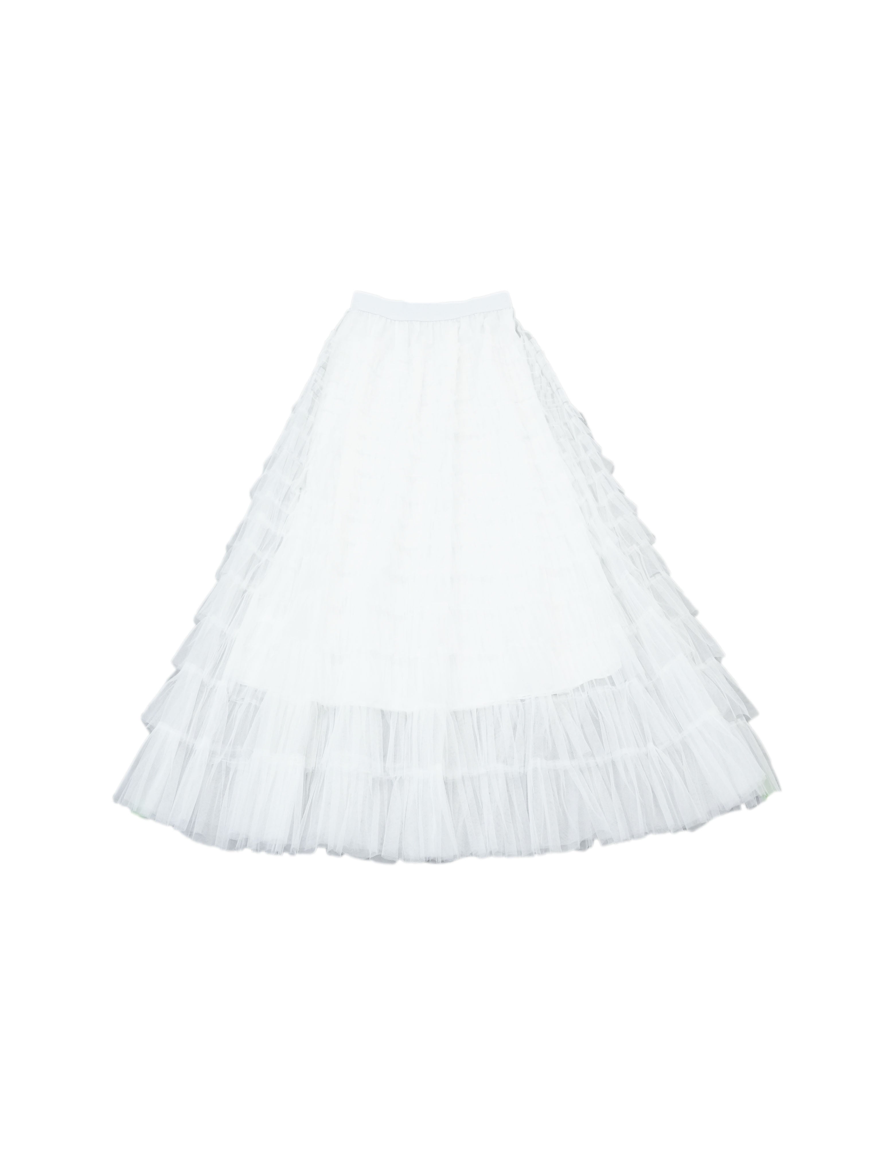 tiered frill skirt