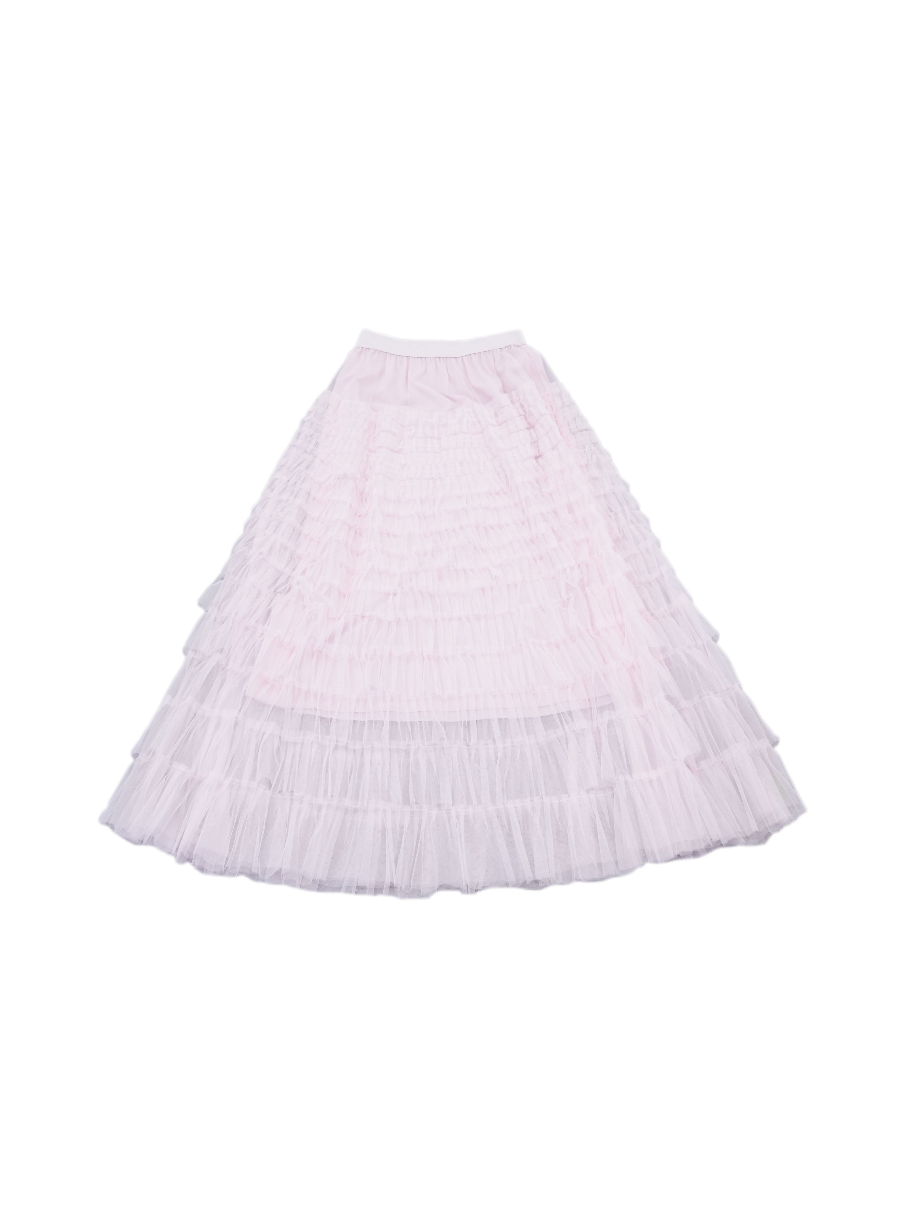 tiered frill skirt