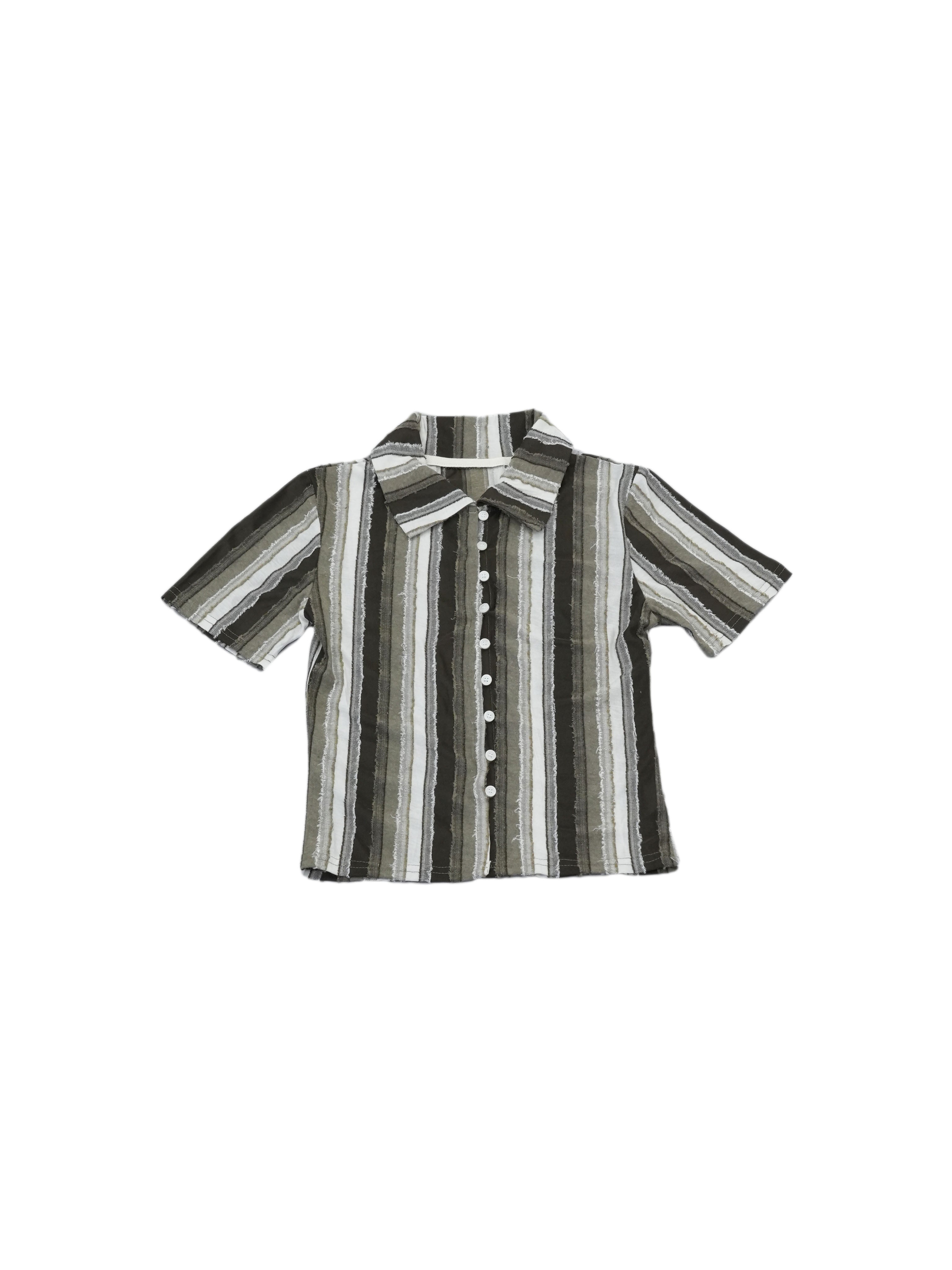 stripe fluff tops
