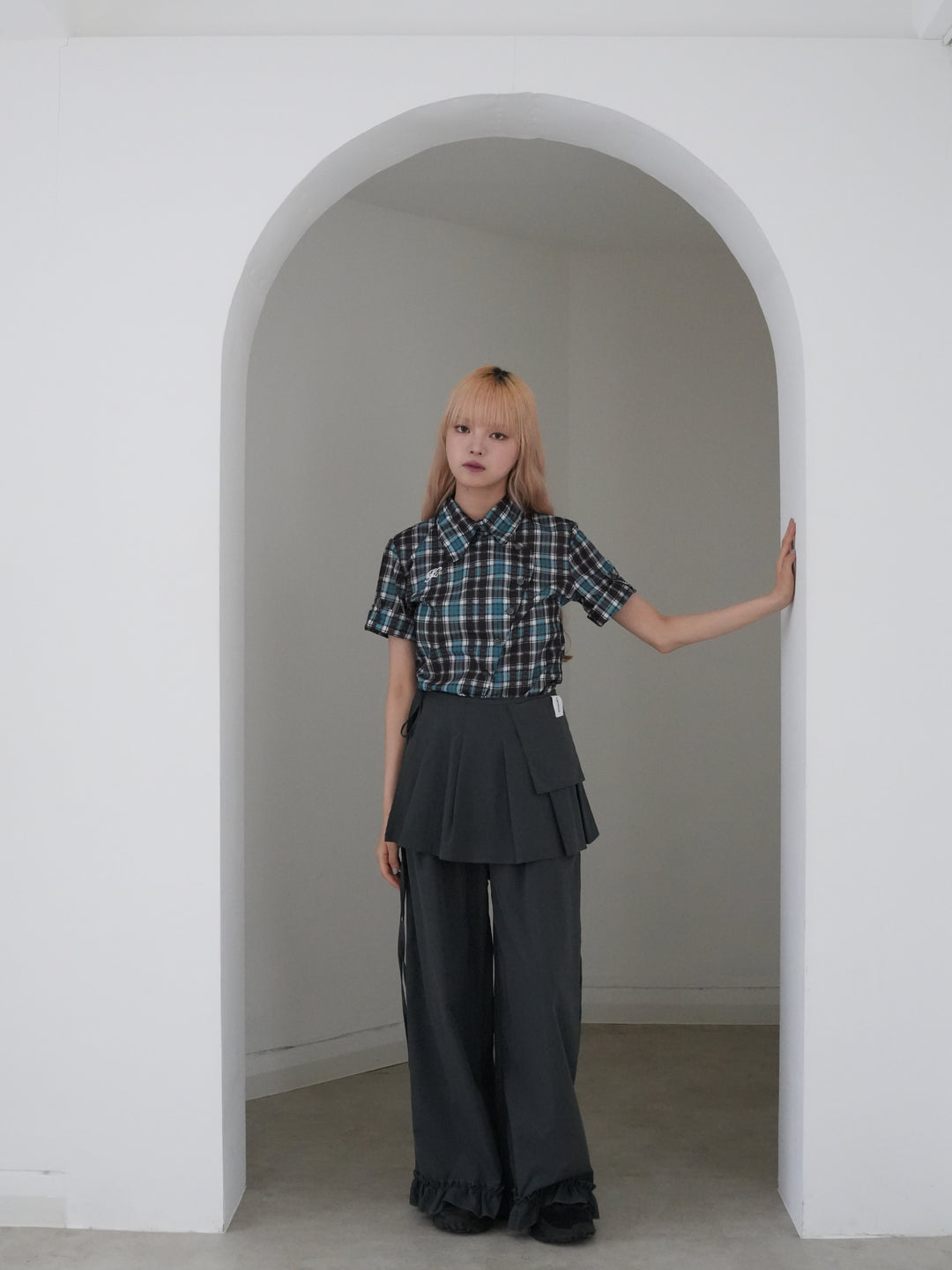 retro plaid shirt