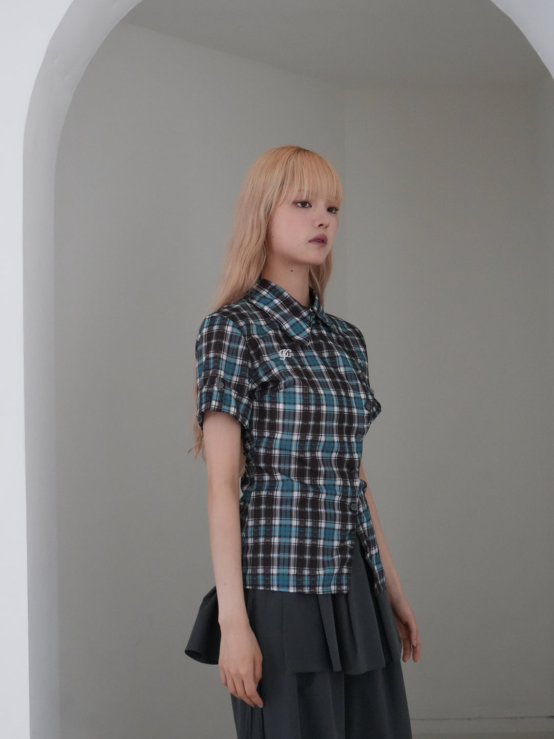 retro plaid shirt