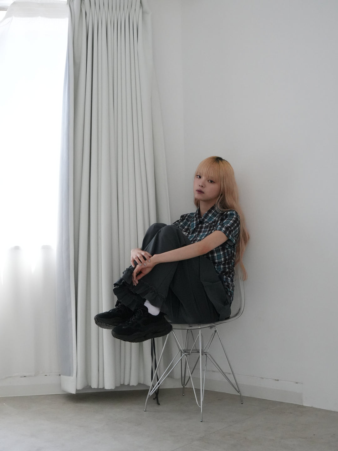 retro plaid shirt