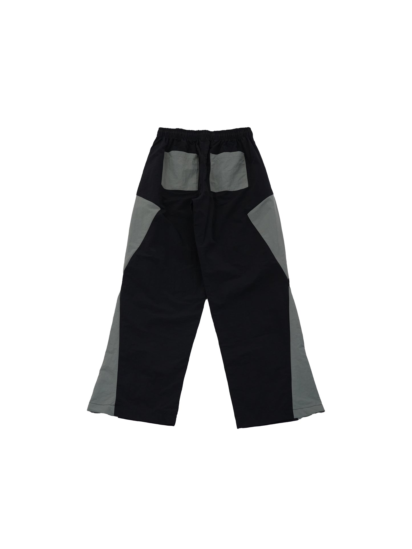 bicolor nylon pants