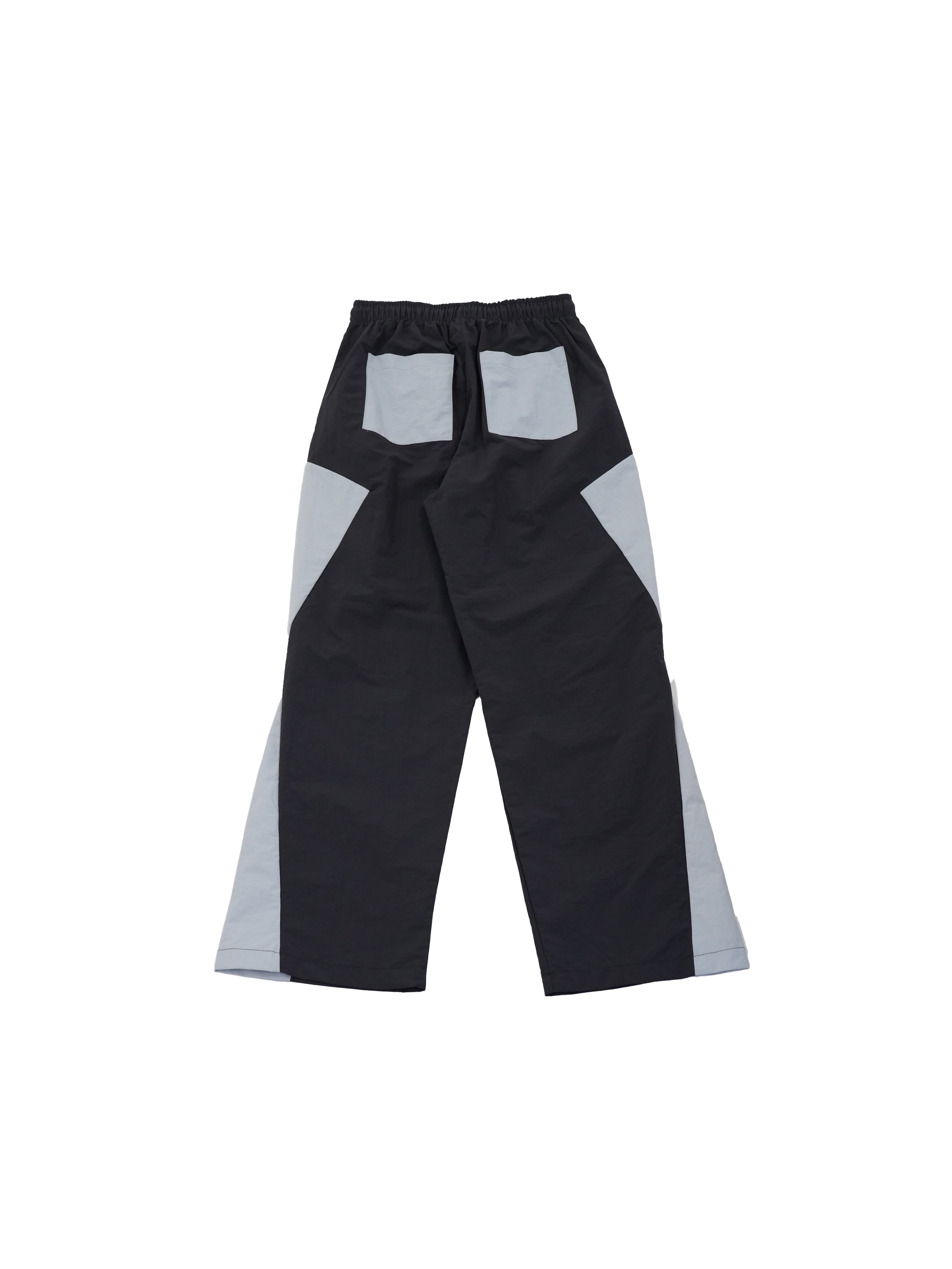 bicolor nylon pants