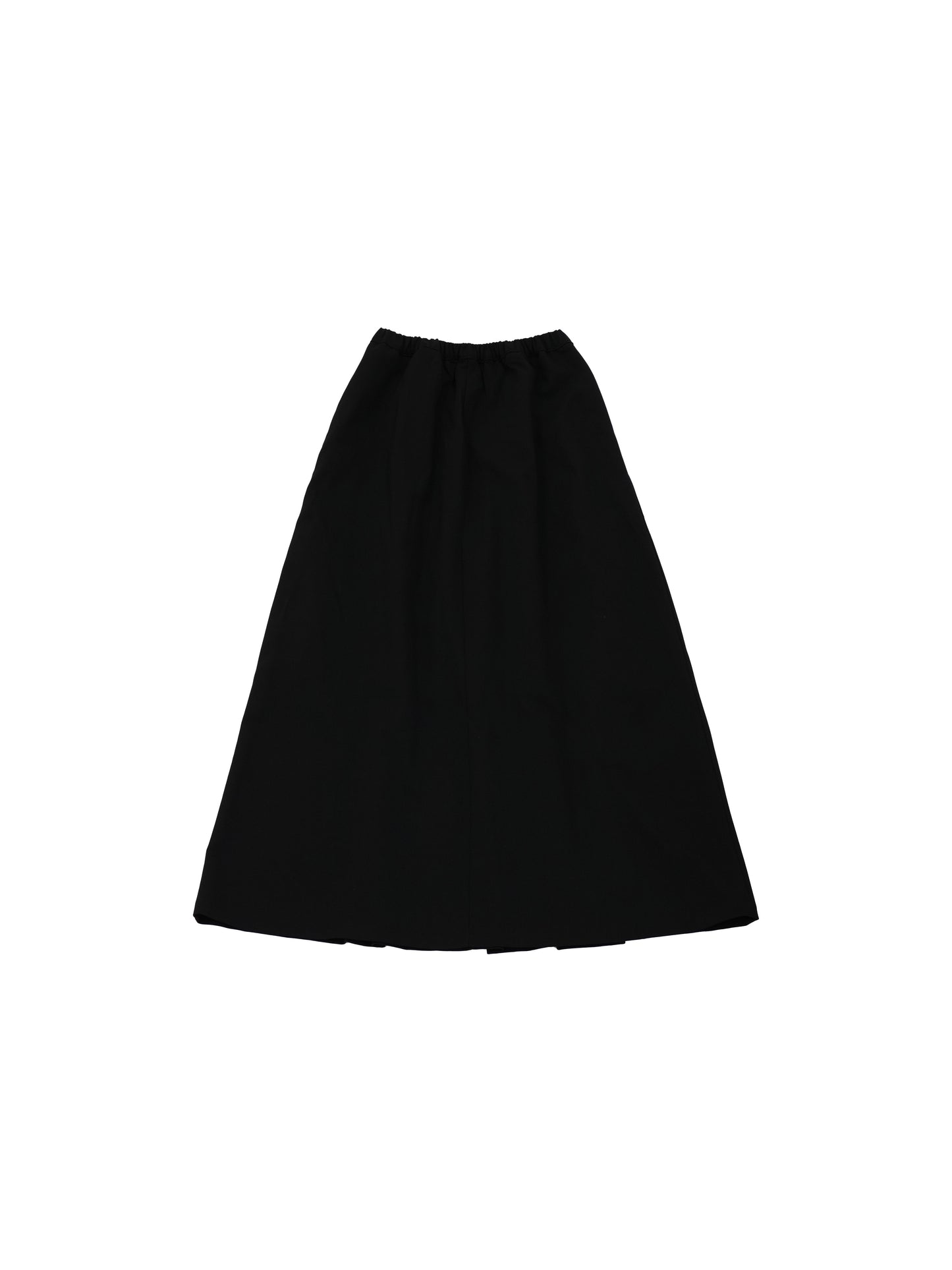 tuck pleats long skirt