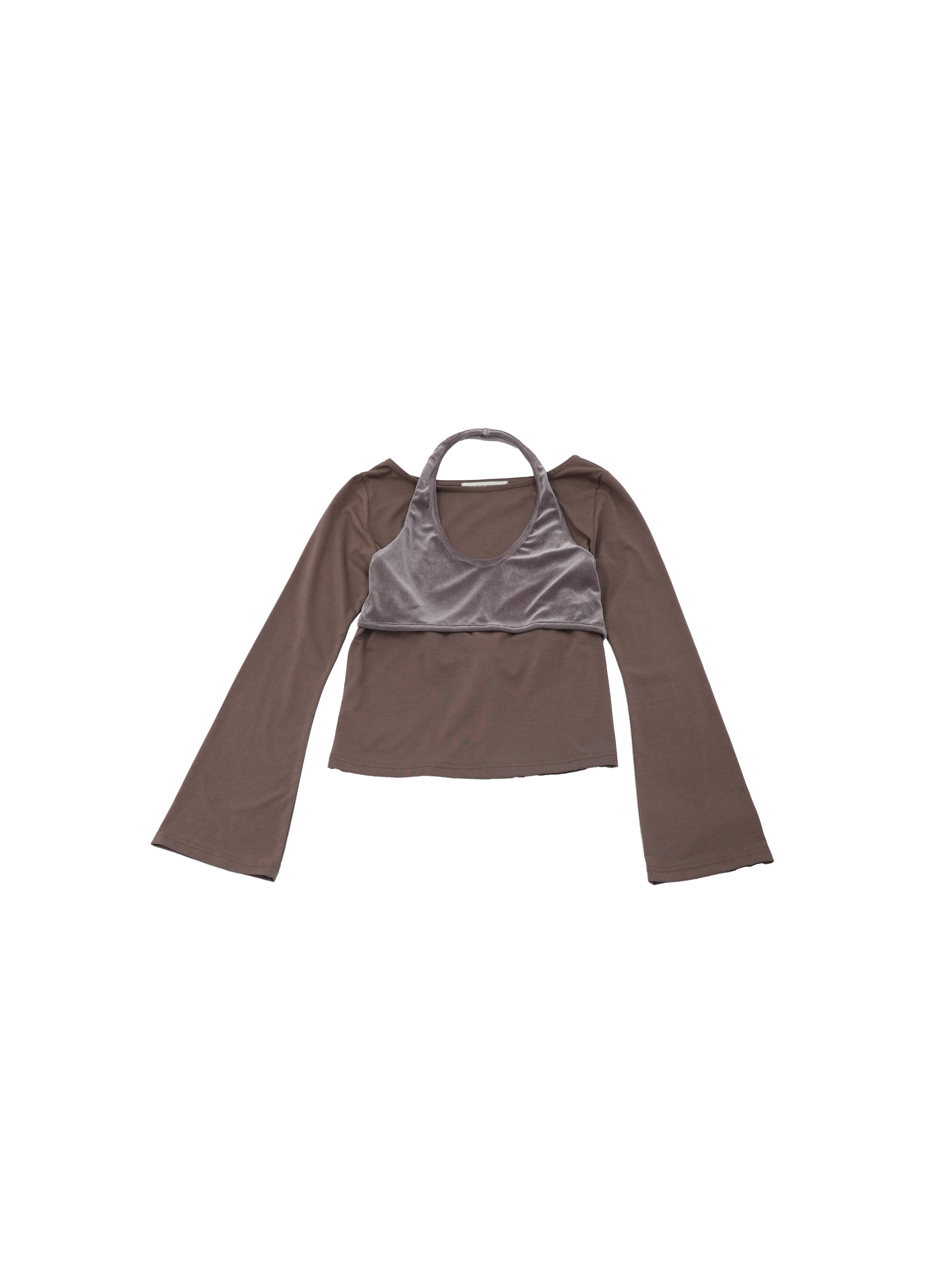 bustier layered tops (set)