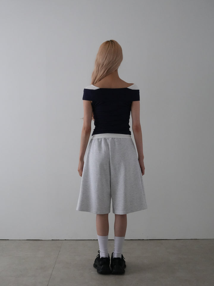 sweat bermuda short pants