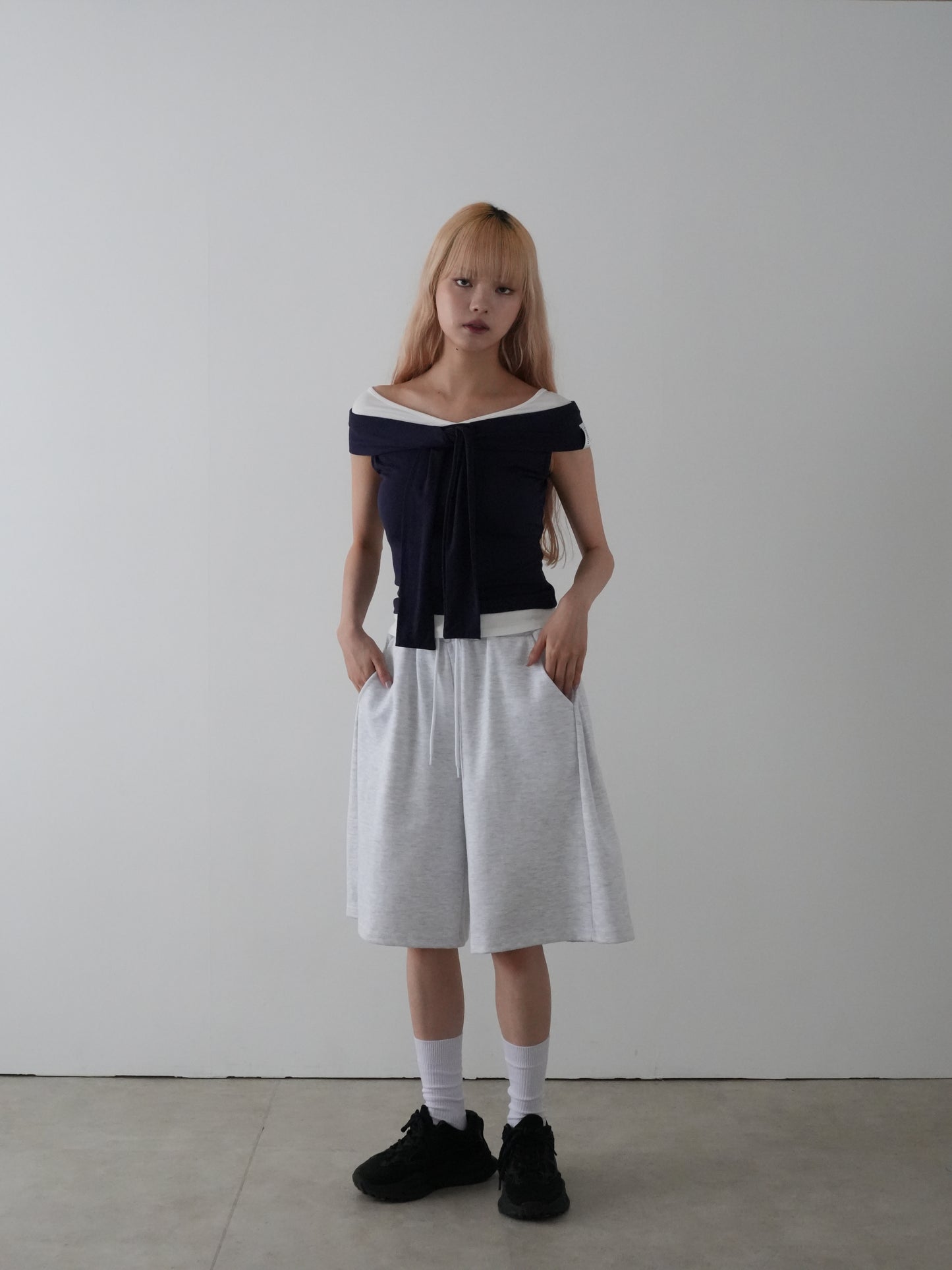 スウェット バミューダパンツ 大人カジュアル レディース Uenui