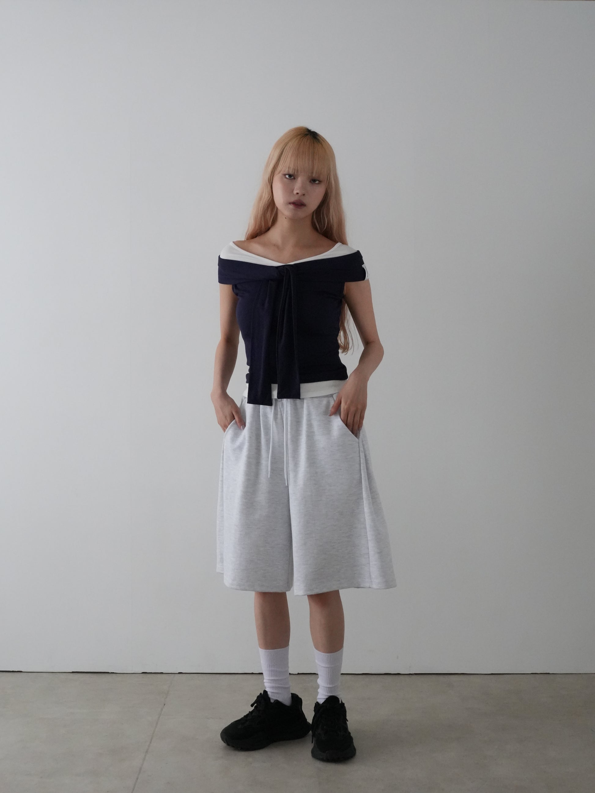 スウェット バミューダパンツ 大人カジュアル レディース Uenui