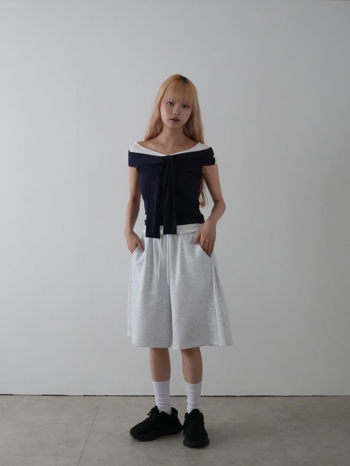 sweat bermuda short pants