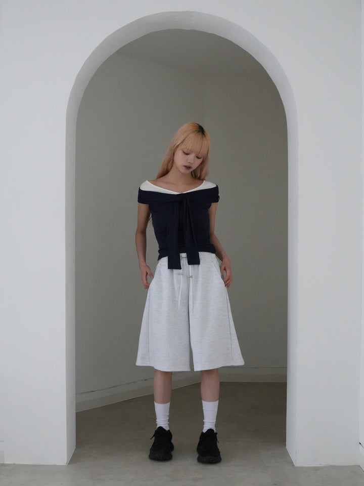 sweat bermuda short pants