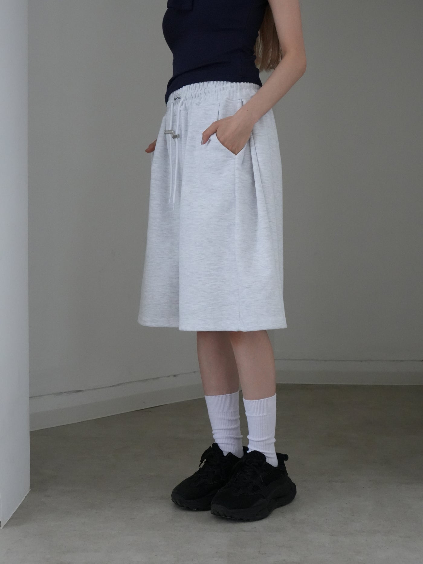 スウェット バミューダパンツ 大人カジュアル レディース Uenui