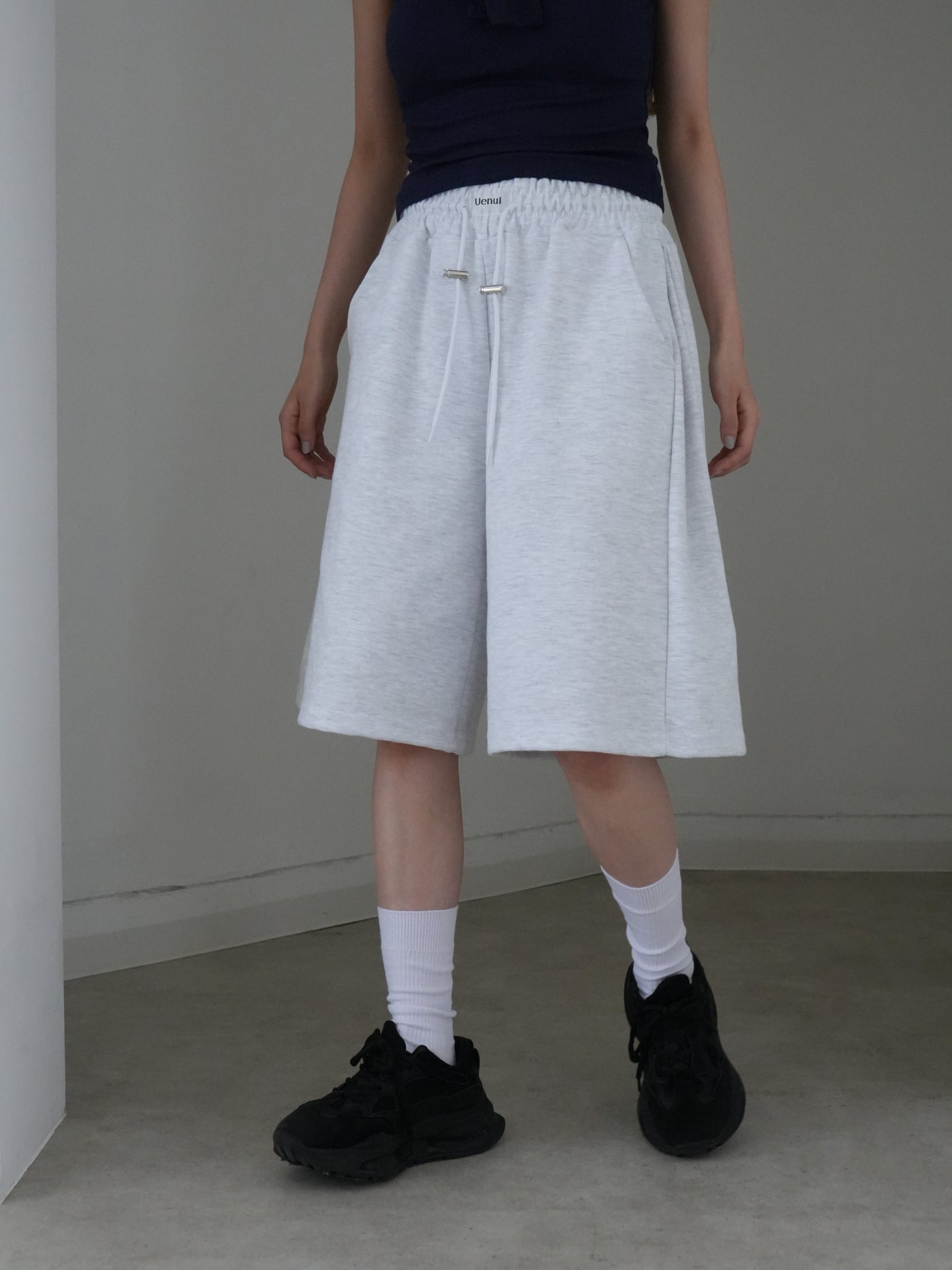 スウェット バミューダパンツ 大人カジュアル レディース Uenui