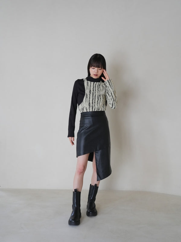 docking knit tops