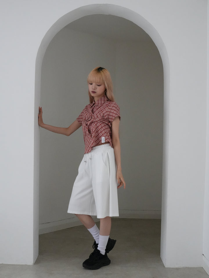 sweat bermuda short pants