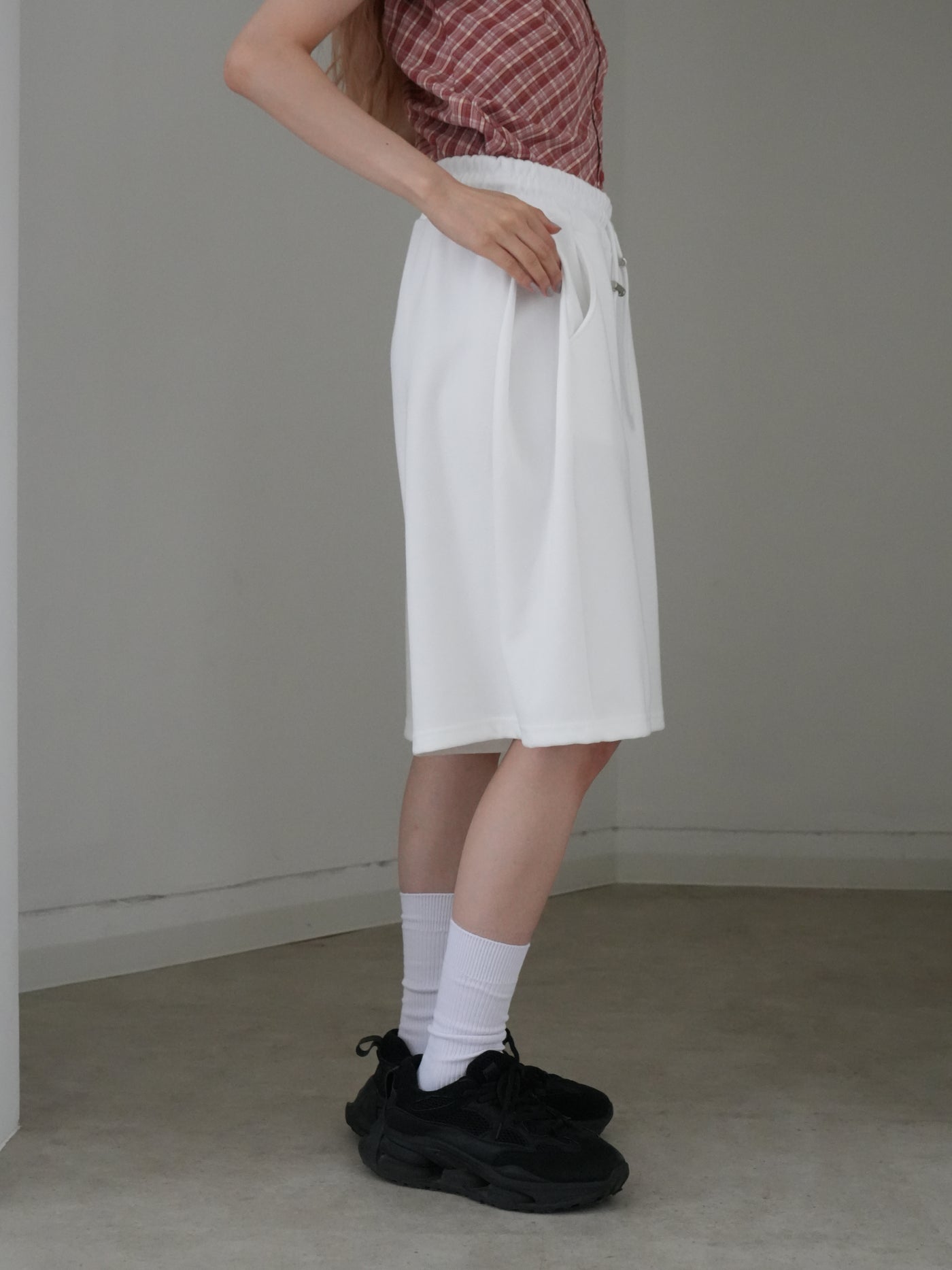 スウェット バミューダパンツ 大人カジュアル レディース Uenui