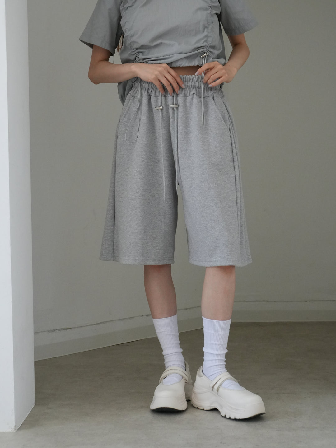sweat bermuda short pants