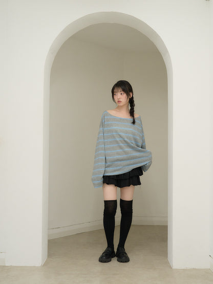 long sleeve border tee