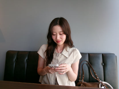 button blouse top