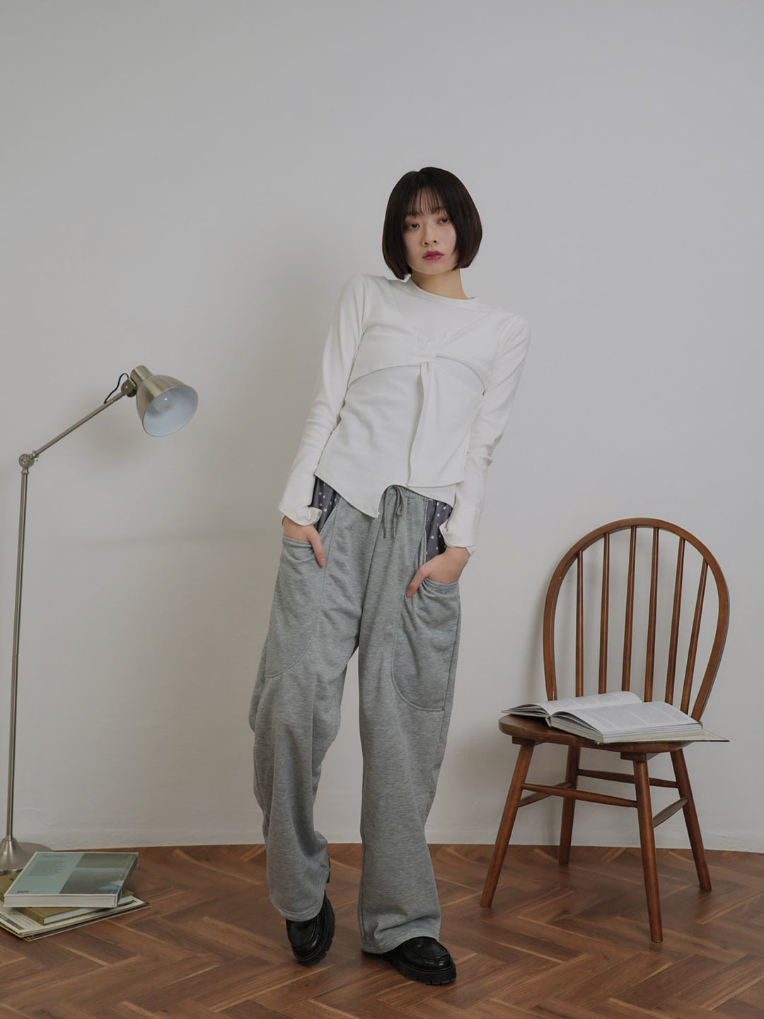 petit star pocket sweat pants