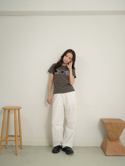 star patch tee