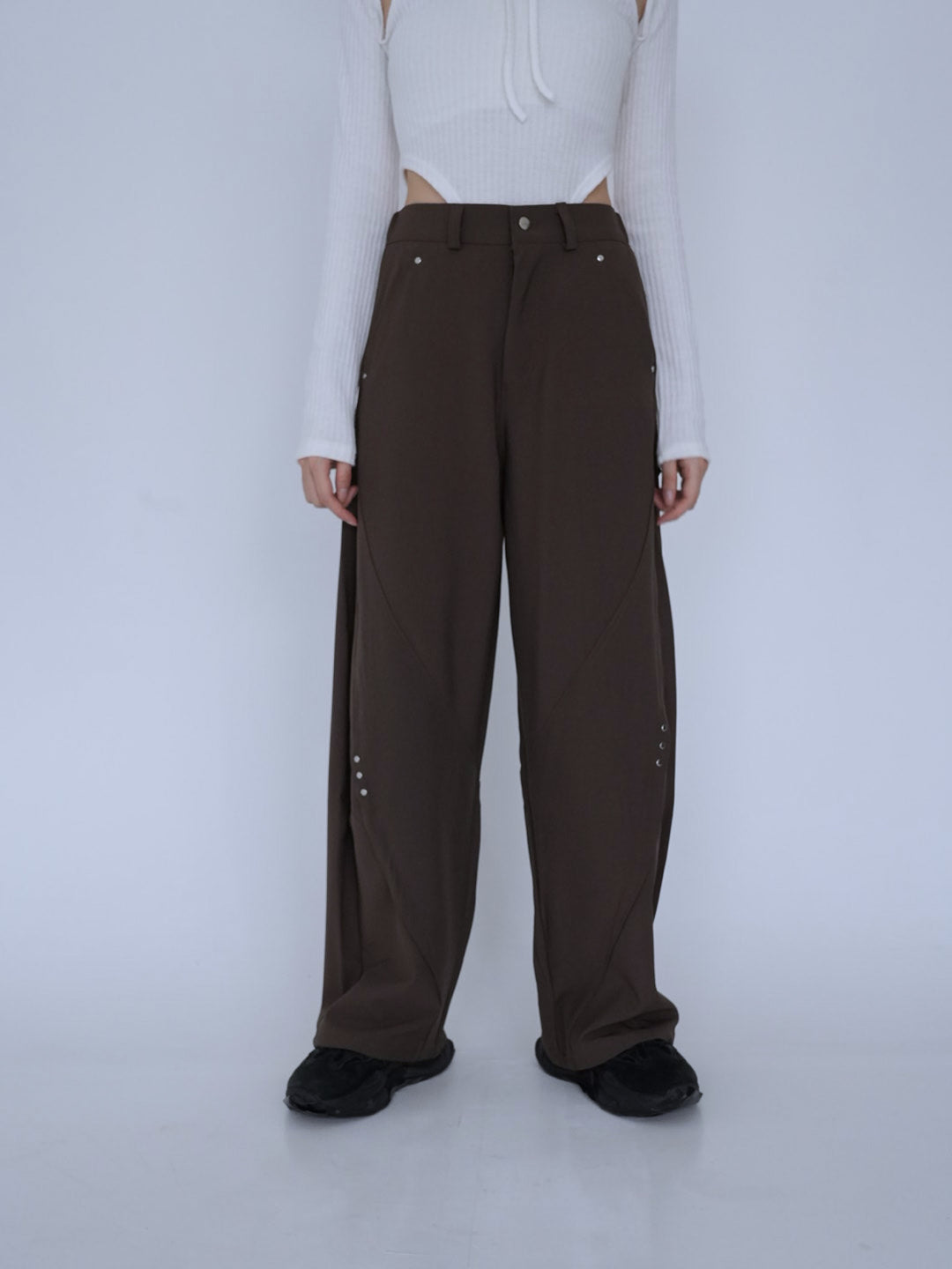 【8月29日発送予定】stitched wide pants