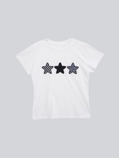 star patch tee