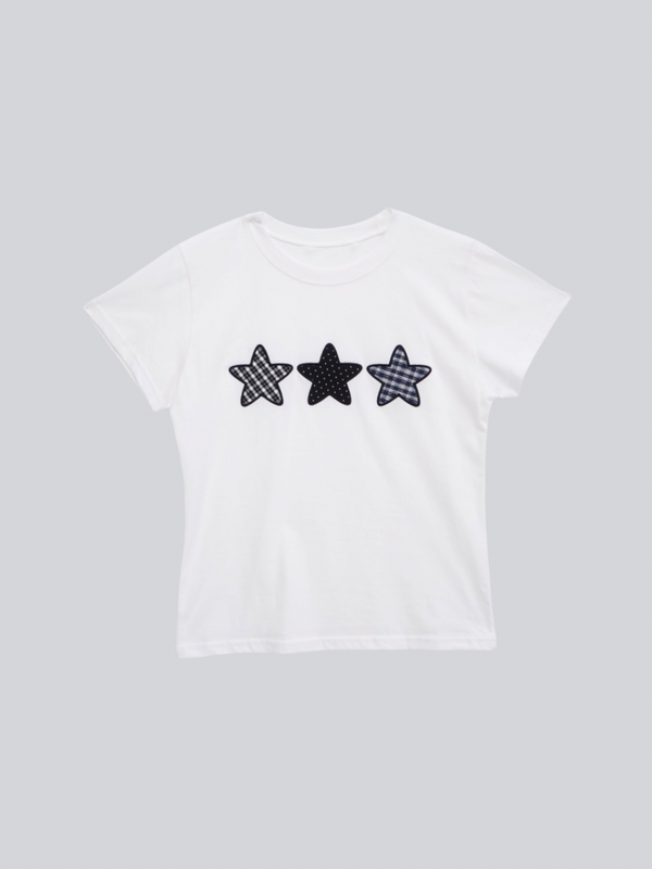 star patch tee