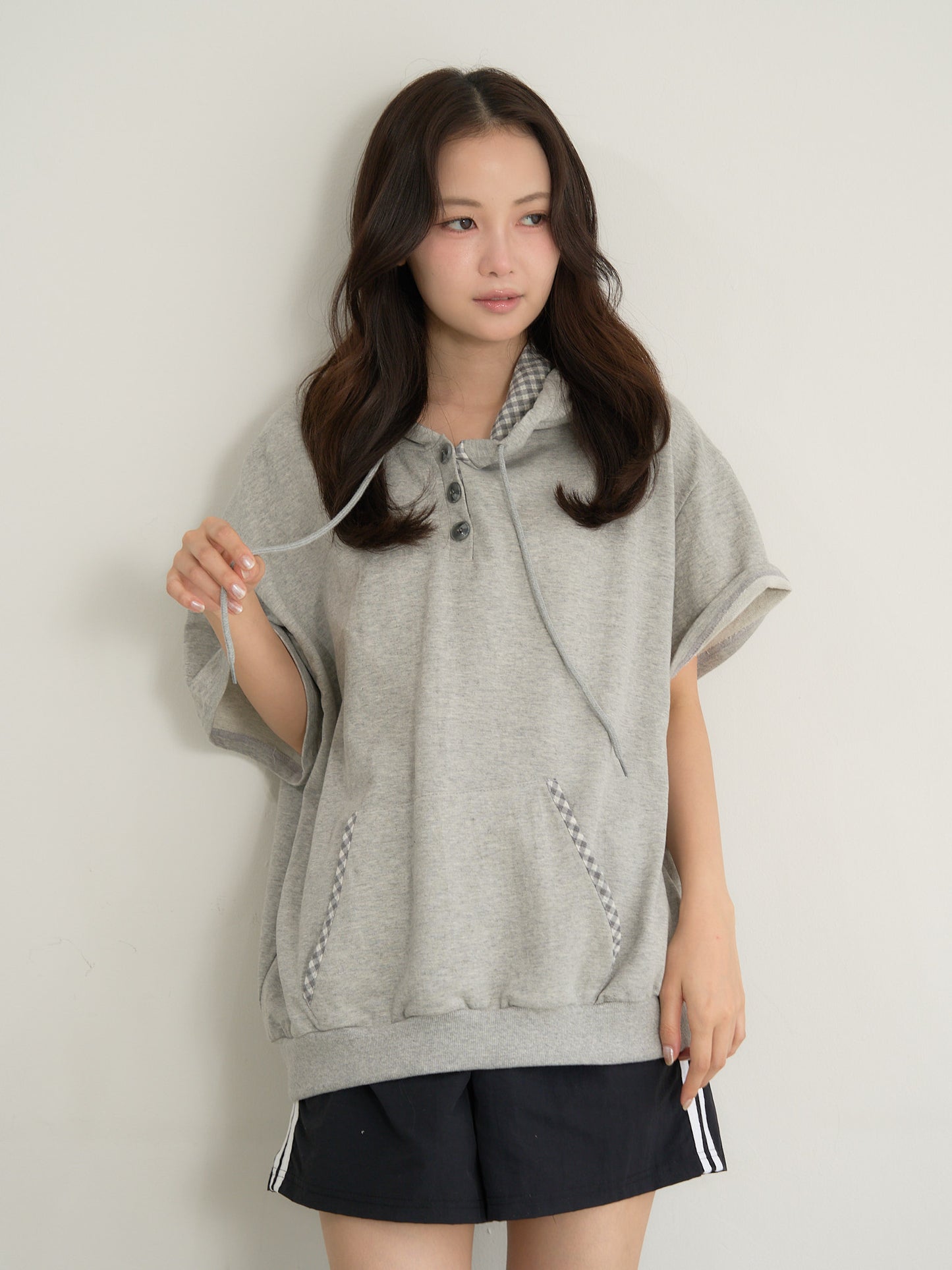 check hood tee