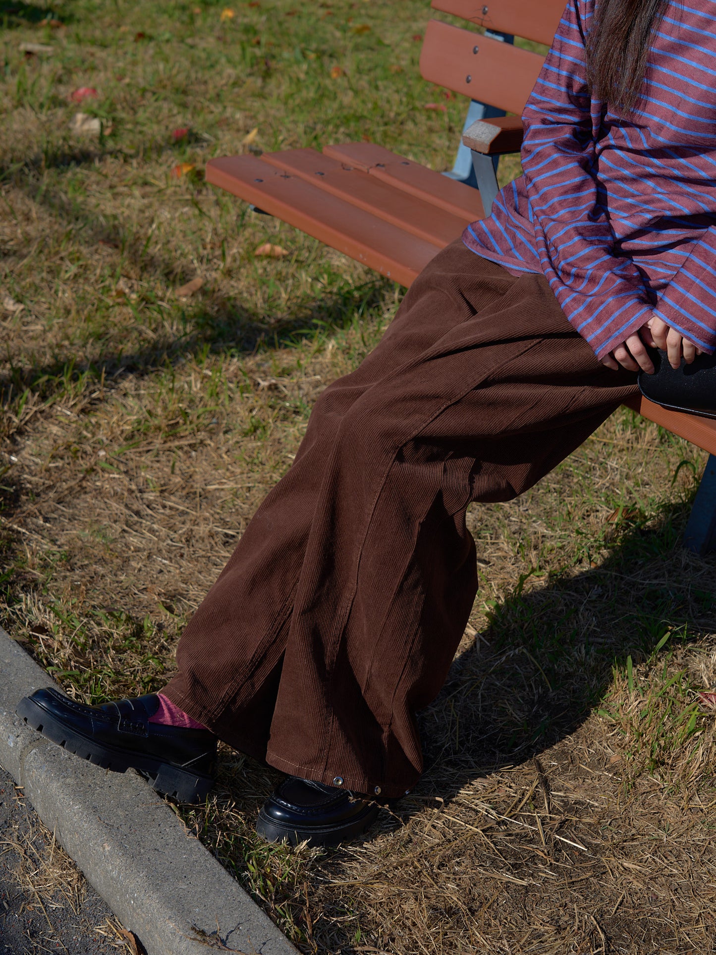 corduroy bootcut pants