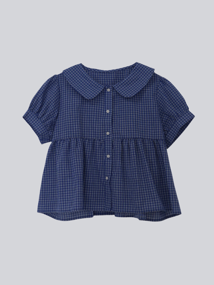 ギンガムチェック ブラウス カジュアルガーリー レディース Uenui