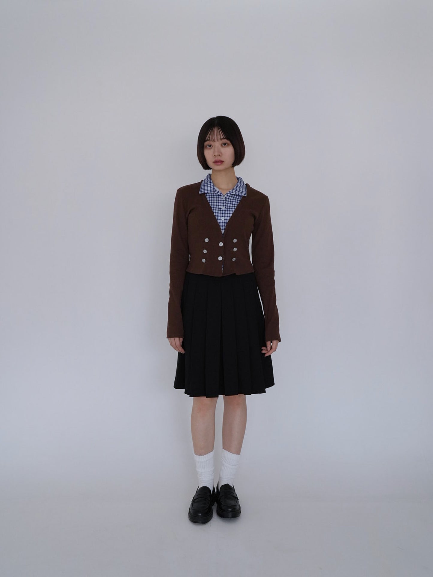 layered cropped jacket