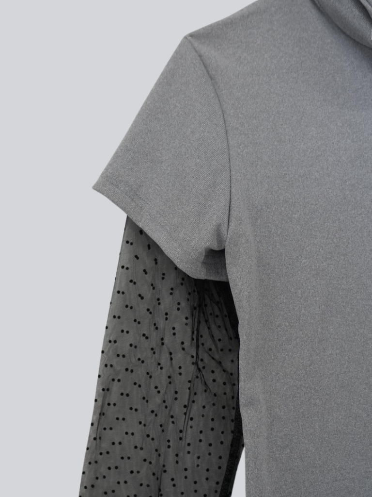 シアー ポロTシャツ カジュアルガーリー レディース Uenui