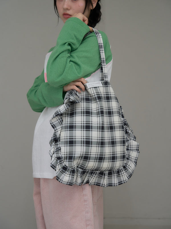 frill tote bag