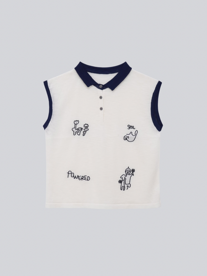 animal sketch polo