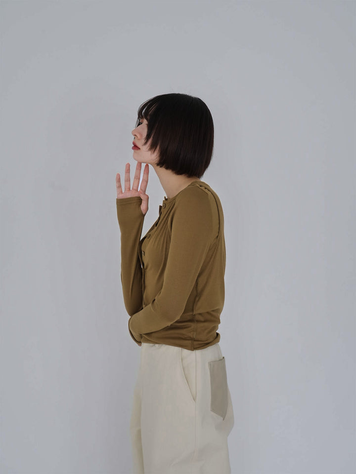 cutout layered tee