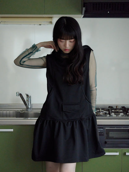 frill hem mini one piece