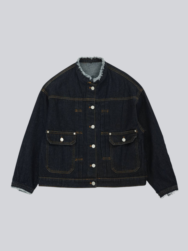 fringe denim jacket