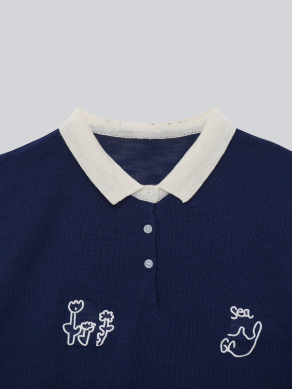 animal sketch polo