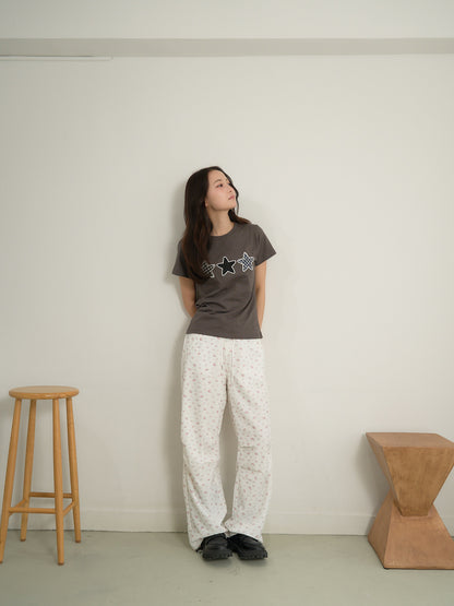 star patch tee