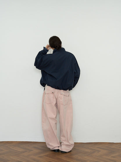 stand collar blouson