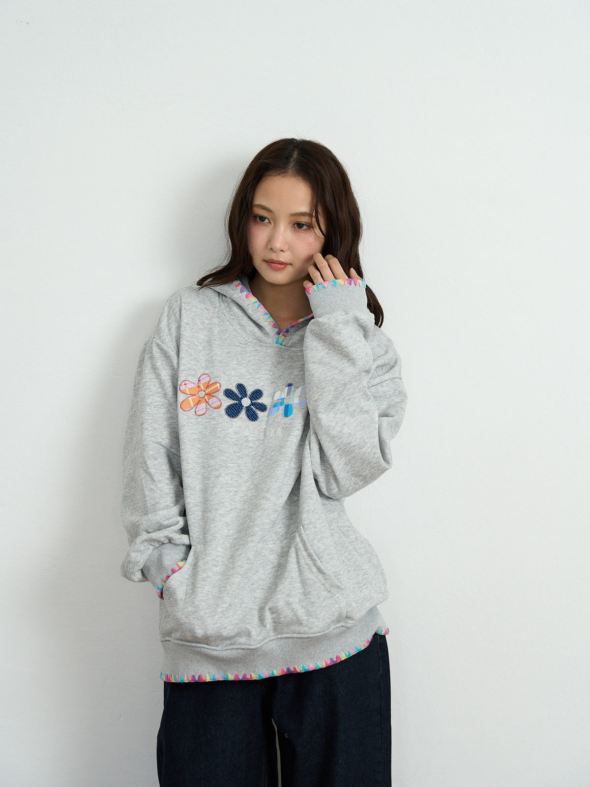 flower patch hoodie