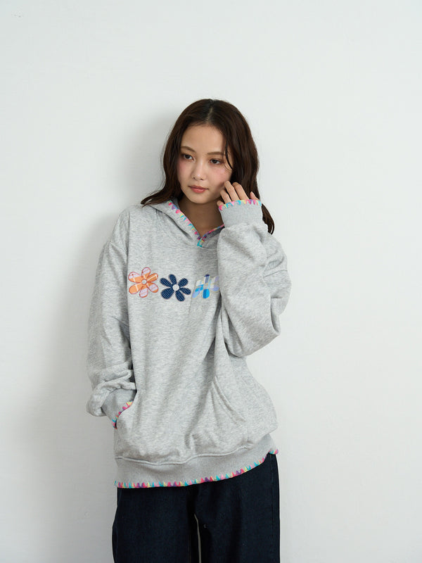 flower patch hoodie