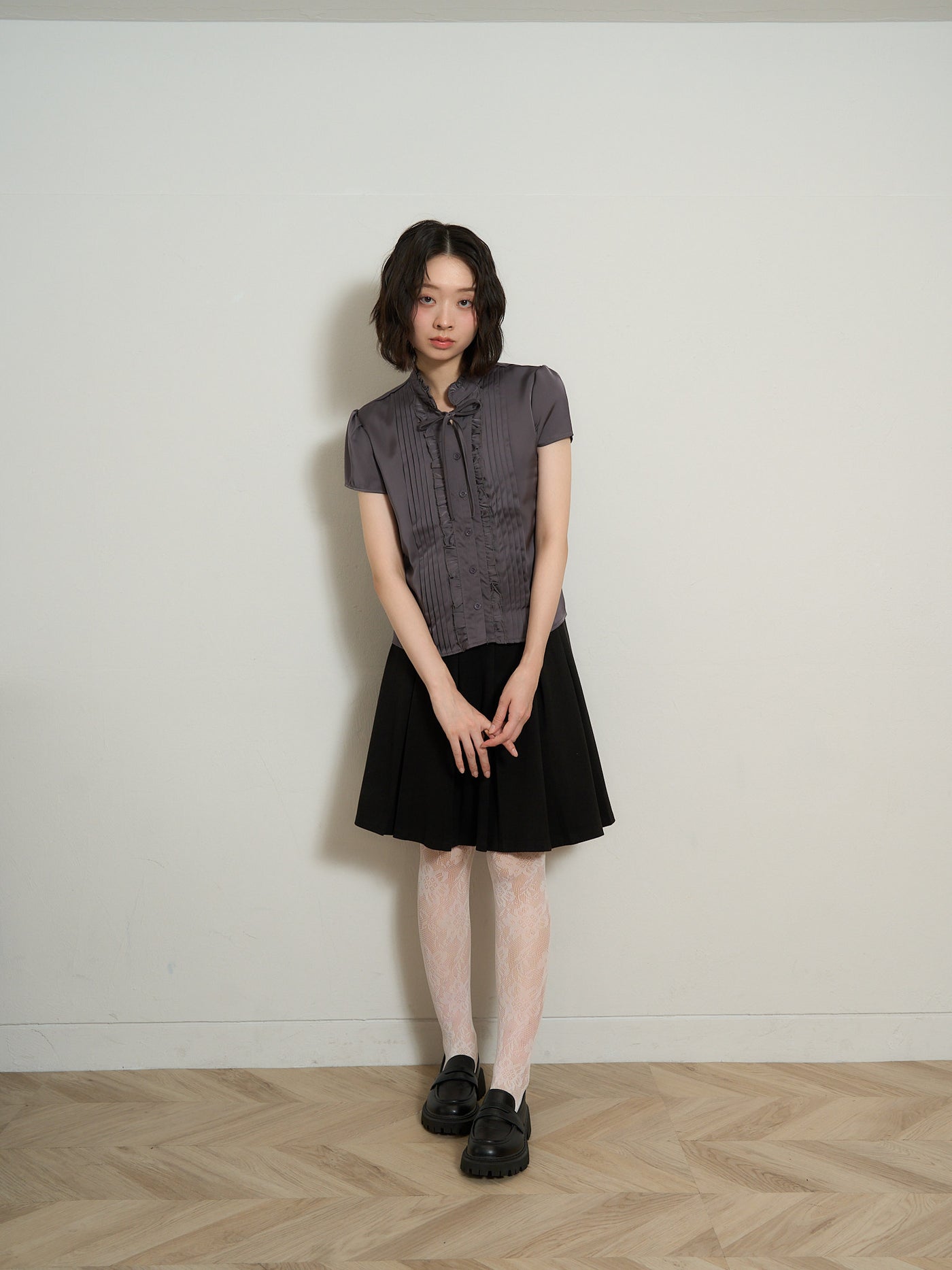 vintage frill  blouse