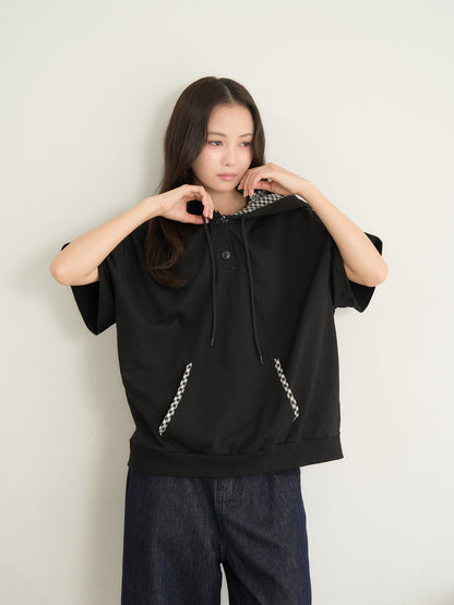 check hood tee