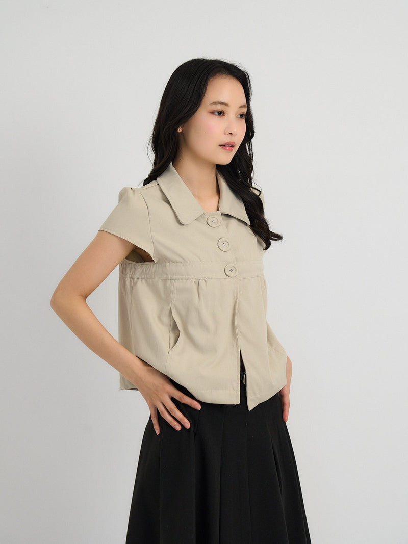 button blouse top
