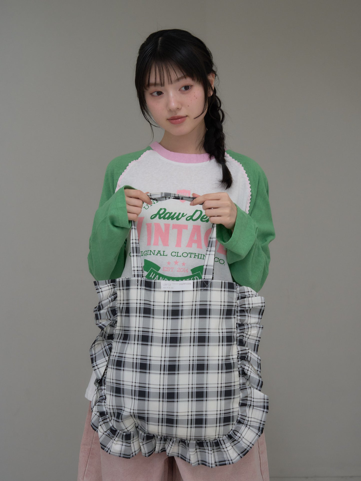 frill tote bag