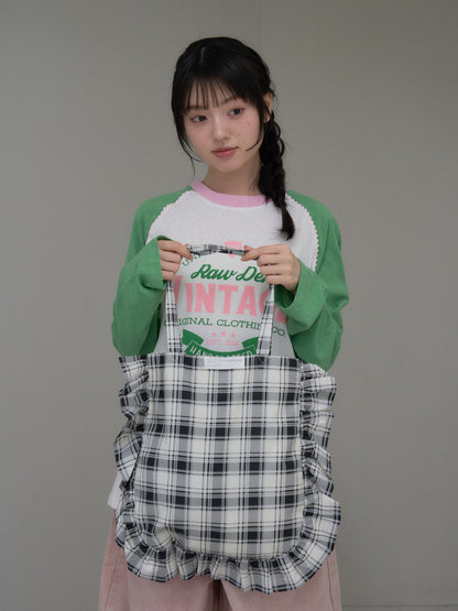 frill tote bag