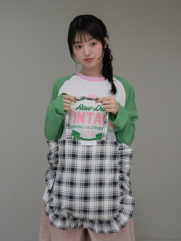 frill tote bag